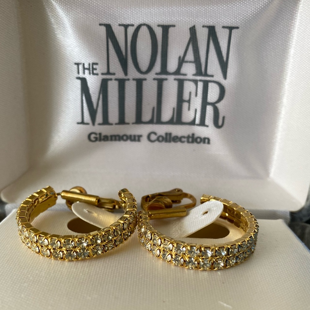 Nolan Miller hoop earrings